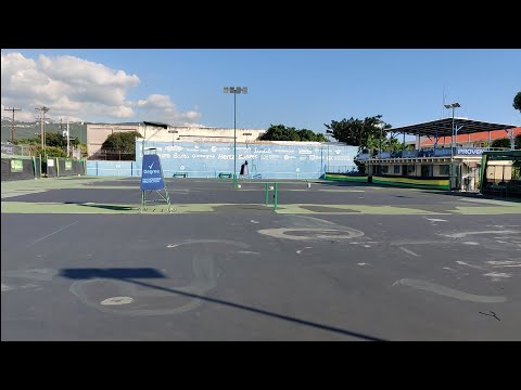 SPORTS: Tennis Headquarters Being Resurfaced For Davis Cup
