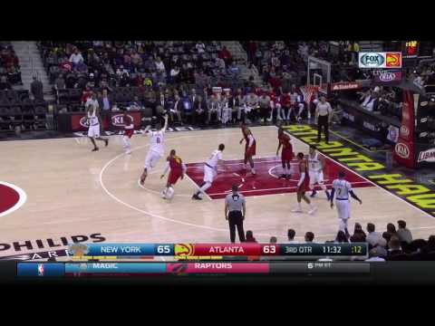 Kristaps Porzingis vs Atlanta Hawks 29.01.2017 (15Pts)