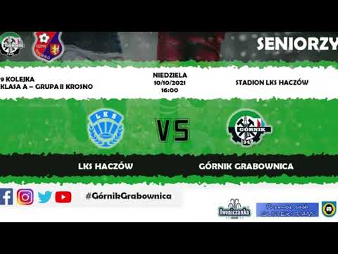 Seniorzy: LKS Haczów - Górnik Grabownica/ bramka na 3:2 Dawid Brodzicki