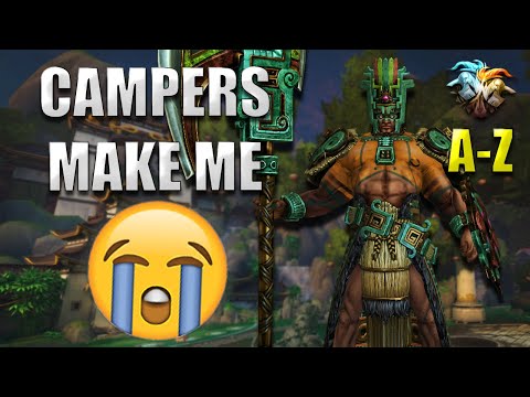 Dealing With Tower Campers As Chaac - A-Z Series - Grandmasters Ranked Duel - SMITE