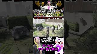 【 #ストグラ2 】最強の逃走ルート！？モーガンジャンプをしたら花火の様に散るモーガンフリーザン！ #ストグラseason2 #gta5  #ストグラ切り抜き【五十嵐えいむ/三島みつー】#shorts