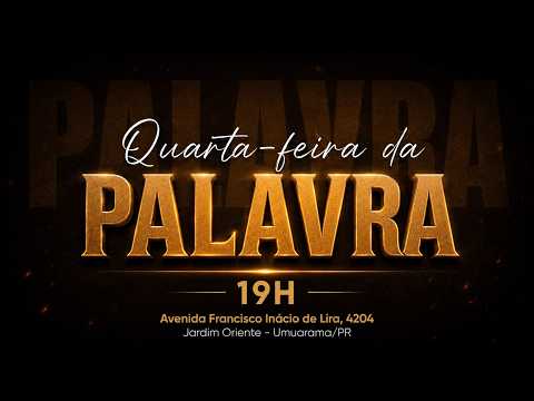 CULTO AO VIVO | QUARTA-FEIRA | PR. NEEMIAS | IPJC UMUARAMA 22/07/2026