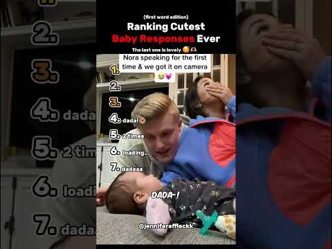 Ranking The Top 7 Cutest Baby Responses Ever (First Word Edition)