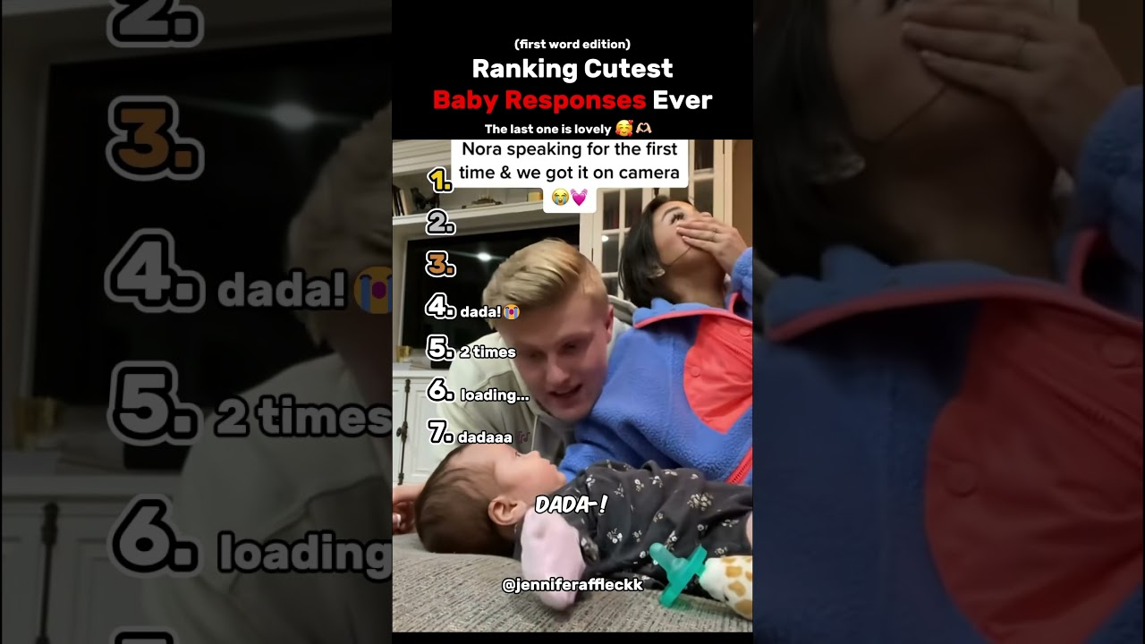 Ranking The Top 7 Cutest Baby Responses Ever (First Word Edition)