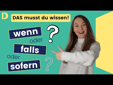 Konditionalsätze: wenn, falls oder sofern? I Deutsche Grammatik b1, b2 (inklusive Übung)