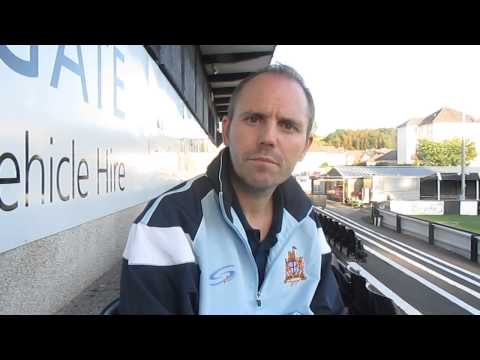 Post-match interview with Clitheroe FC manager Paul Moore