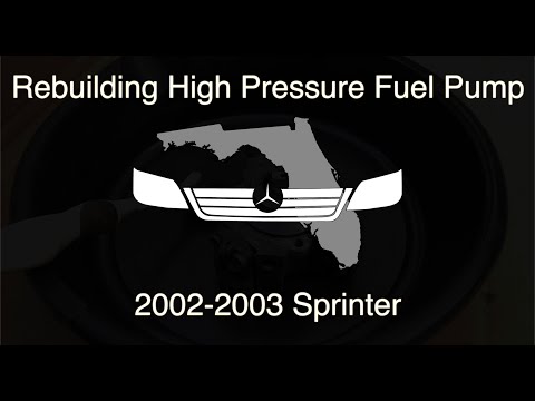 Rebuilding High Pressure Fuel Pump 2002 2003 Sprinter Van