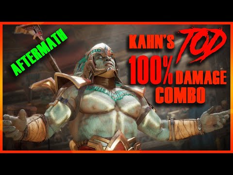 MK11:Aftermath 100% Damage Combo (Touch of death)