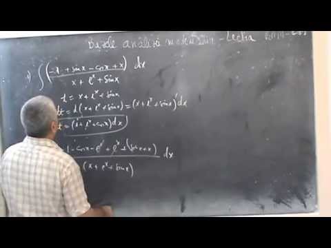 Lectia BAM 20 -  Integrala nedefinita