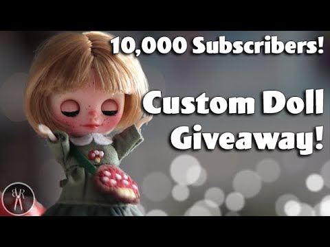 10,000 Subs Giveaway! A Special Custom Petite Blythe Doll