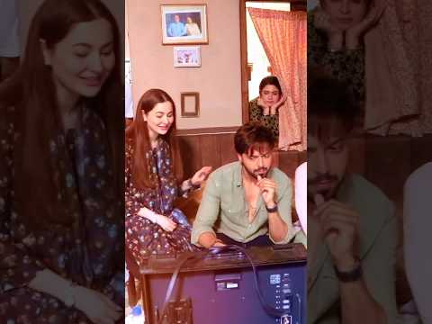 Kabhi mein kabhi tum Episode 23,24 BTS 🔥 Mustafa and sharjeena ❤️#shortsfeed #fahadmustafa#haniaamir