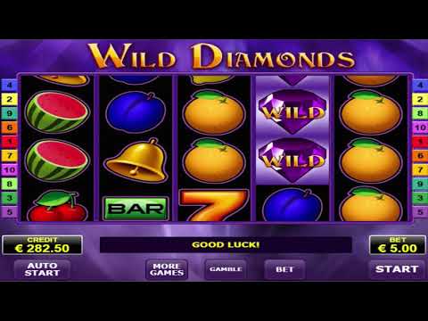 Crazy Risk Game On Wild Diamonds Slot Machine - Good Win!