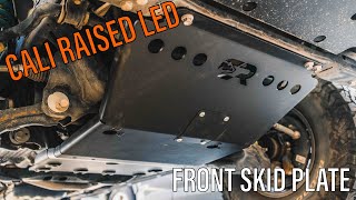 Cali Raised LED’s Front Skid plate Install | Toyota Tacoma
