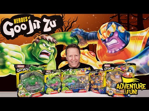 Marvel Heroes of Goo Jit Zu Incredible Hulk vs Infinity Power Thanos Adventure Fun Toy review!