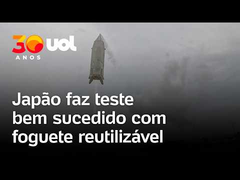 Japão faz teste bem sucedido com foguete reutilizável; veja vídeo