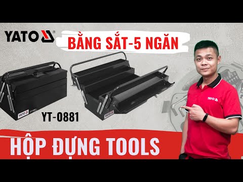 Įrankių dėžė Yato YT-0882 video