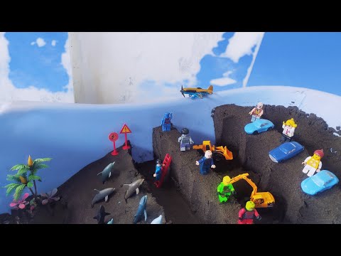 Dam Breach Experiment - Mountain disaster and Lego City Part 3