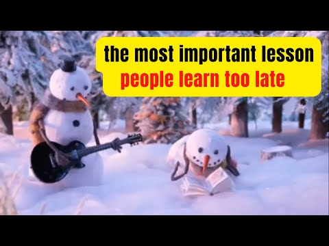 Inspirational Stop motion Animated Short Film: Life Lesson People Learn Too Late