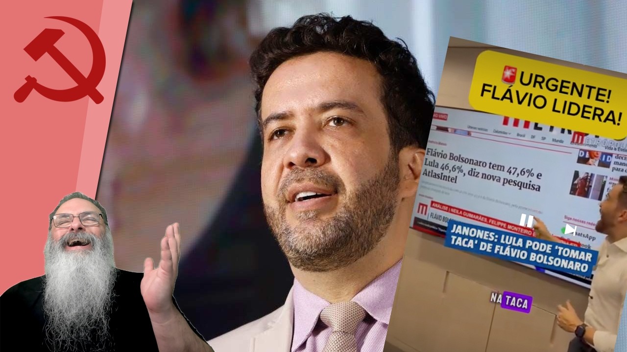 JANONES se DESESPERA com PESQUISAS que CONFIRMAM VITÓRIA de FLÁVIO: "LULA vai TOMAR TACA na ELEIÇÃO"