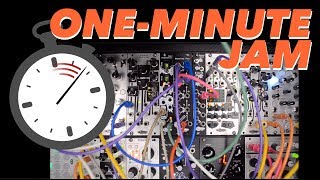 Video thumbnail for Modular synth one-minute jam feat. Quantus Pax, Quant Gemi, Vox Digitalis by Patrick POB OBrien