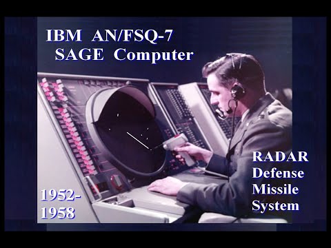 IBM Computer History: SAGE, World's Largest Computer (AN/FSQ-7) (cold war RADAR defense) 1950's