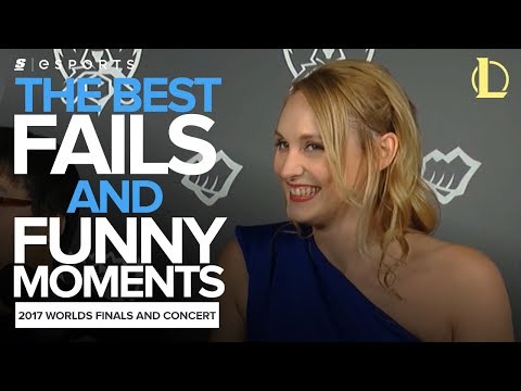 The Best FAILS and FUNNY MOMENTS from the 2017 Worlds Finals and League of Legends Live Concert