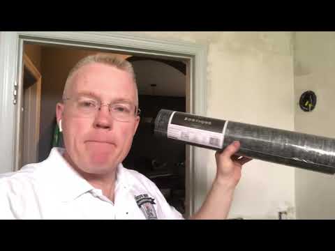 Installation Of Boutique “Midnight Grasscloth” In Tampa Bay!  Part 1 - Spencer Colgan