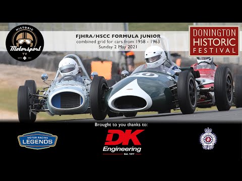 FJHRA / HSCC Formula Junior Championship race 3 // Donington Historic Festival 2021