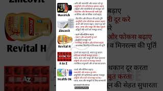 Top 5 Most Popular Multivitamins in India | Maxirich | Zincovit | A to Z | Health Ok