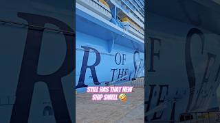 When its so new it stinks!? #royalcaribbean #staroftheseas #shorts #travel #cruiseship #newship #wow