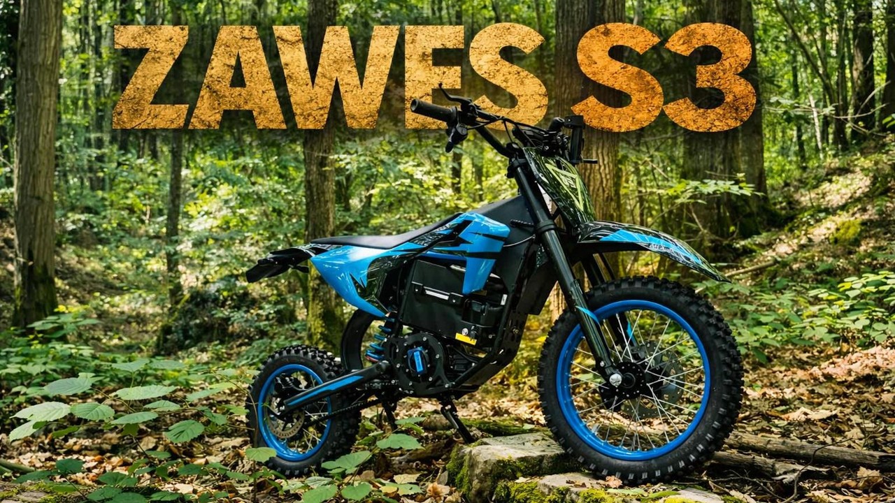 Une mini moto qui arrache les bras : ZAWES S3