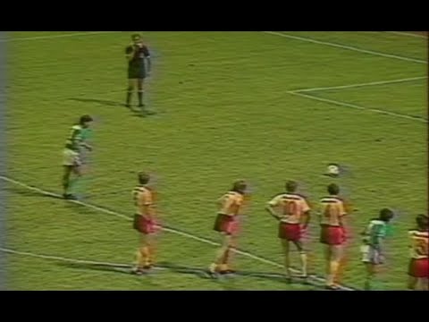 ASSE 2-1 Lens - 9e journée de D1 1987-1988