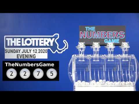Evening Numbers Game Drawing: Sunday, July 12, 2020