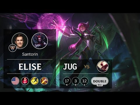 Elise Jungle vs Lee Sin - NA Challenger Patch 9.24