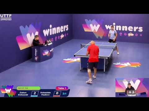 WINners CUP table 1 12.09 Ziakun Aleksandr - Kolomiets Vladimir 12:30