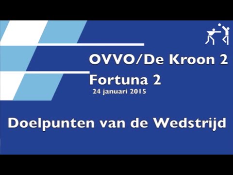 OVVO/De Kroon 2 - Fortuna 2 - Doelpunten