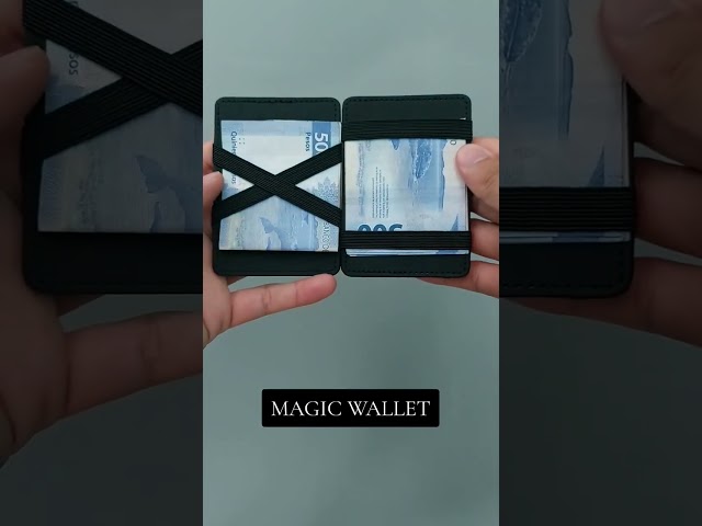 Vídeo relacionado con Flash Cash Wallet - Divertidos accesorios interactivos de mago | Cartera mágica de primer plano | para reuniones familiares, hogar, viajes, festivales, talentos, actuaciones, escuela, de