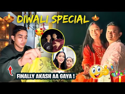 Diwali vlog🪔 || Akash aur Sagar ki masti😂|| Varsha Thapa