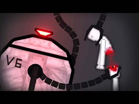 People Fight Against The Omni Droids In People Playground