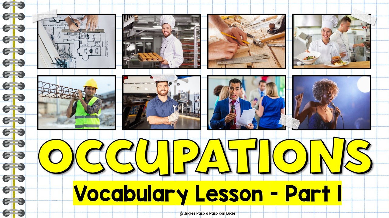 Profesiones y ocupaciones en inglés | Vocabulario y pronunciación – Parte 1