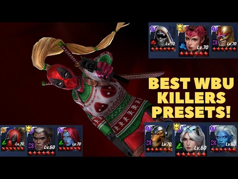 Top 5 BEST WBU KILLERS (Up To 99!) + More & My 5 Daily EBONY MAW Clears (80+) - Marvel Future Fight