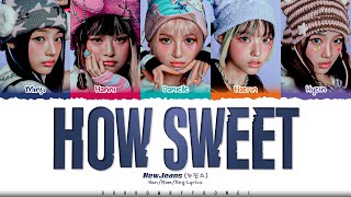 Download lagu NewJeans 'How Sweet' Lyrics (뉴진스 How Sweet 가사) [Color Coded Han_Rom_Eng] | ShadowByYoongi mp3