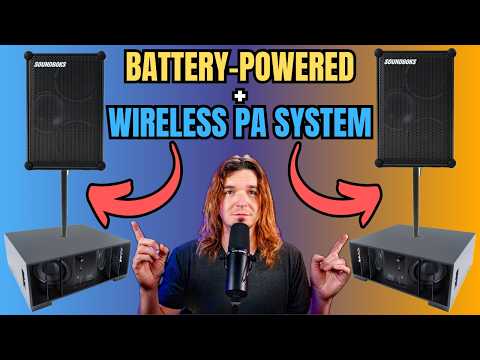 A Fully BATTERY-POWERED & WIRELESS PA System - SKAA, Death From Below Subwoofer & Soundboks 4