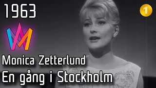 Melodifestivalen 1963 – En gång i Stockholm – Monica Zetterlund
