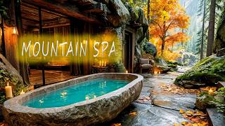 Mountain Spa Retreat 🍂 Relaxing Spa Music with Autumn Nature & Water