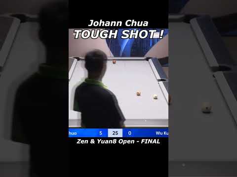 TOUGH SHOT by JOHANN CHUA vs WU KUN LIN- FINAL MATCH