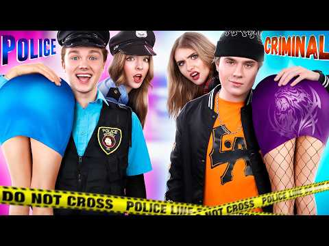 Politiemeisje vs Crimineel Meisje! Goede vs Slechte Zus Verloren Vader