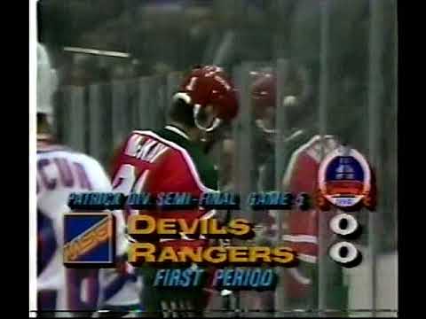1992 playoffs game 5 Devils at Rangers