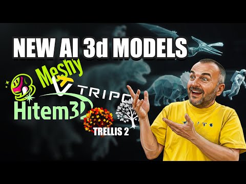 Best AI 3d: Hitems3D v2 vs Tripo vs Meshy vs Microsoft Trellis 2 (Local)