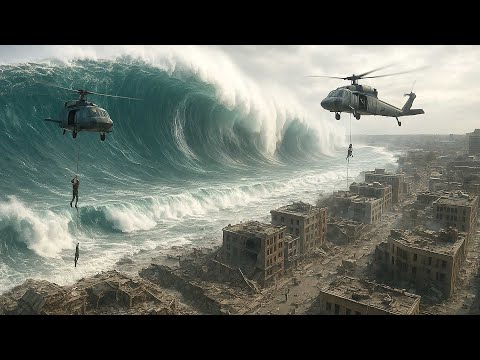 ЦУНАМИ И ЗЕМЛЕТРЯСЕНИЯ НАКРЫВАЮТ АМЕРИКУ! ЛЮДИ ПЫТАЮТСЯ СПАСТИСЬ! Боевик. Тонущая Америка